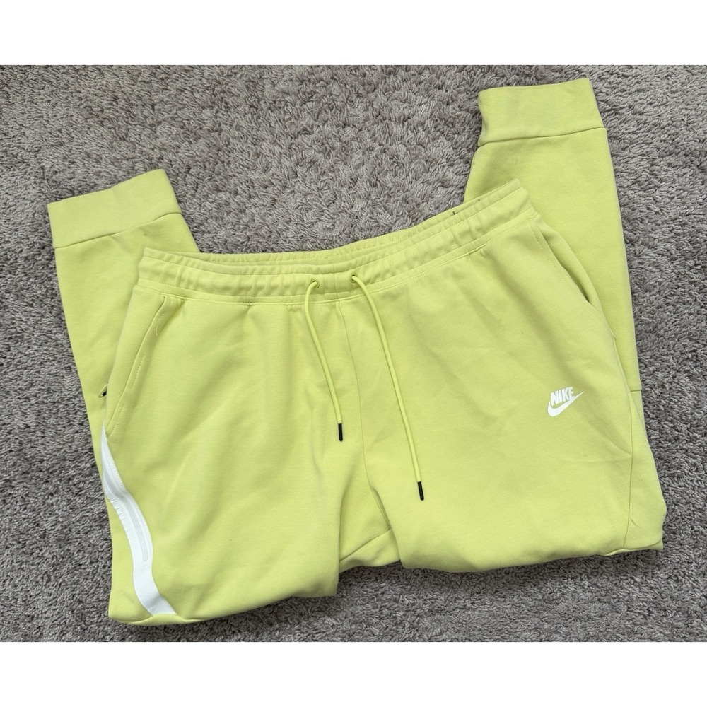Men's Nike Tech Joggers Lime Yellow Size XXL